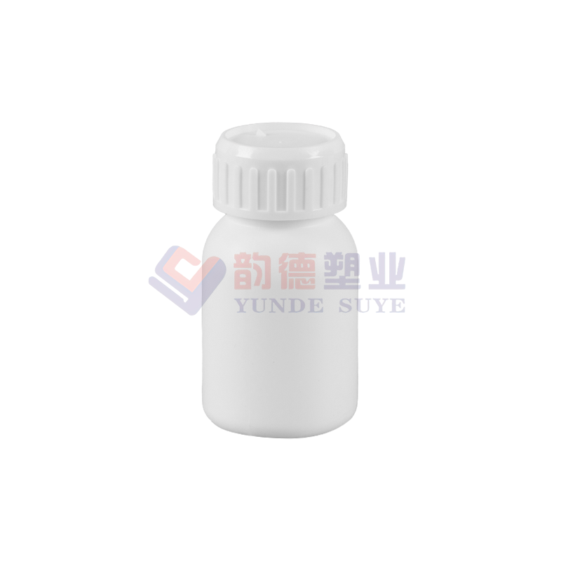 Frasco redondo fluorado líquido químico 50mL-01 (espessado)