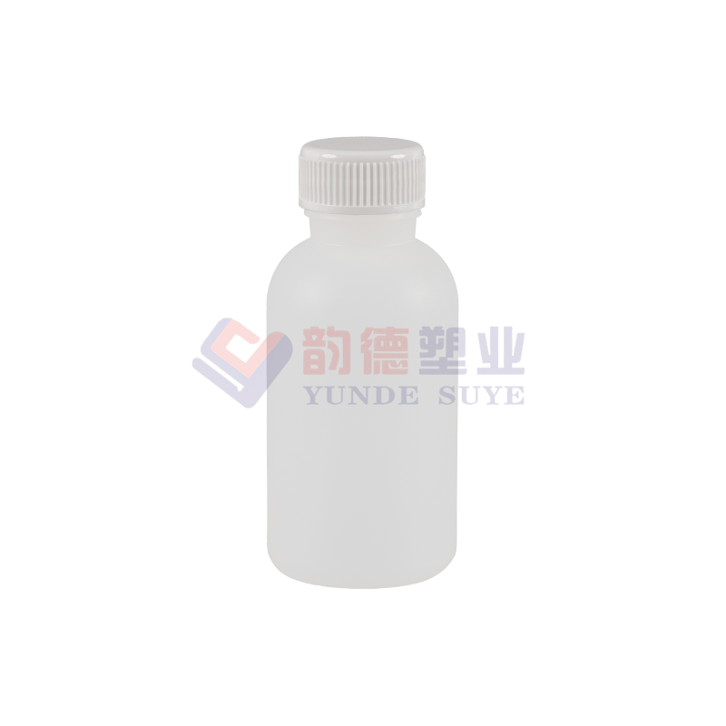 Frasco redondo HDPE espessado químico com tampa PP 100ml-01（A）